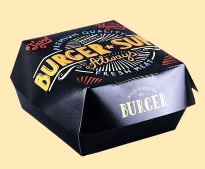 Custom Burger Take Out Boxes & Packaging – Flat 20% OFF