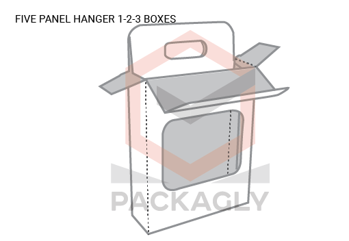 Five Panel Hanger 1-2-3 Bottom Boxes Templates