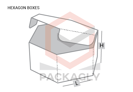 Custom Hexagon Boxes Template