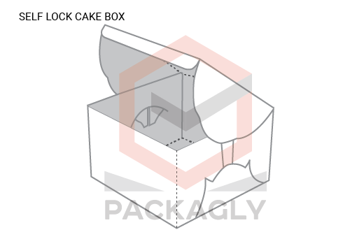 Self Lock Cake Boxes