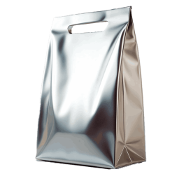 Pleated Flat Bottom Mylar Bags